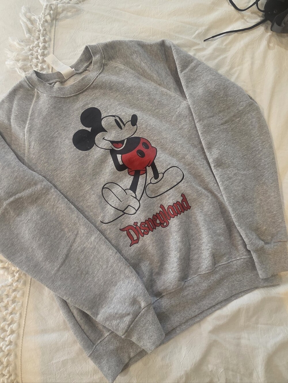 Disneyland Small Grey Crewneck Sweatshirt